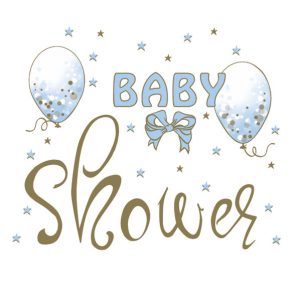 Baby Blue Baby Shower Servetter 20 st 33x33 cm