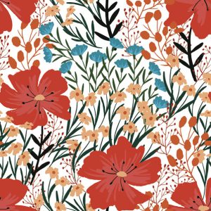 Flower Wild Flowers Vallmo Servett 20 st 33x33 cm