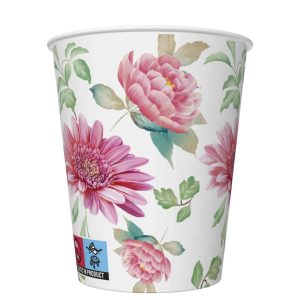 Colour Arrangement Flower pappersmuggar 8-pack 250 ml