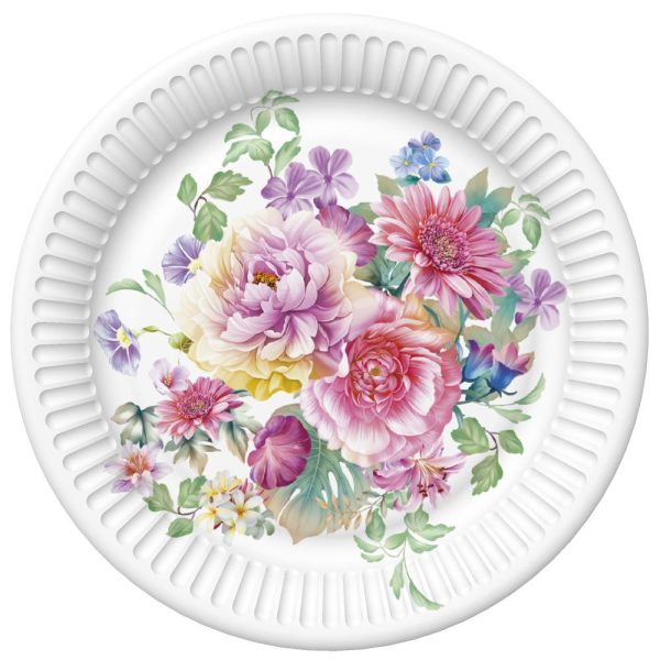 Colour Arrangement Blompappersassietter 8 st 22,7 cm