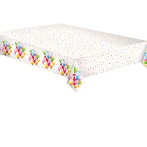 Colour Birthday Ballonger pappersduk 120x180 cm