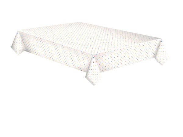 Colour Pastel Dots pappersduk 120x180 cm