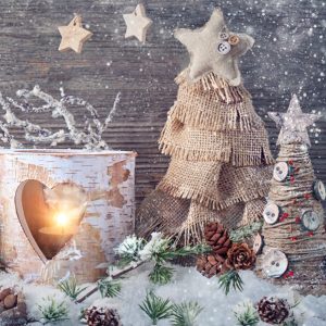 Christmas Warm Light servetter, 20-pack, 33x33 cm