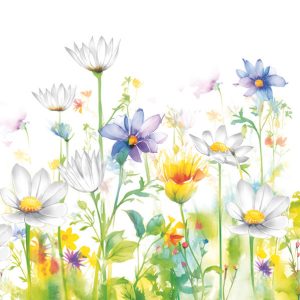 Flower Meadow servettset 20-pack 33x33 cm