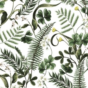 Colour Ferns & Green Leaves Servettpaket 20-pack 33x33 cm