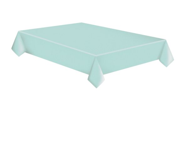 Colour Mintgrön pappersduk med vita prickar 120x180 cm