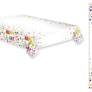 Happy Birthday Dots Happy Birthday pappersduk 120x180 cm