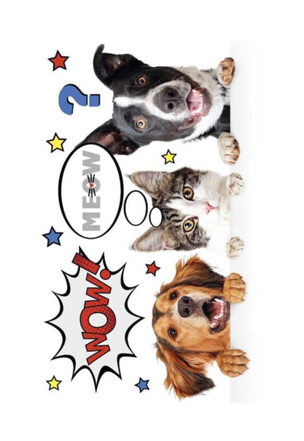 Animals Furry Friends dokumentmapp A4 med resår
