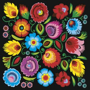 Colour Folk färgglada servetter 20 st 33x33 cm
