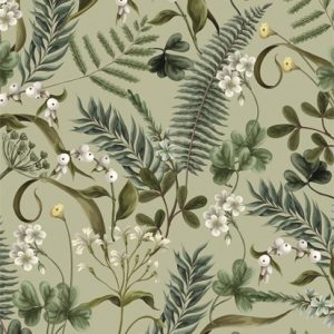 Colour Green Plant Nature A4 elastisk mapp