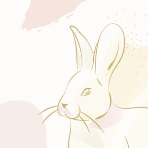 Easter Gold Template servetter 20 st 33x33 cm
