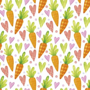 Easter Sweet Carrots servetter 20 st 33x33 cm