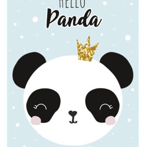 Panda Crown A4 elastisk mapp