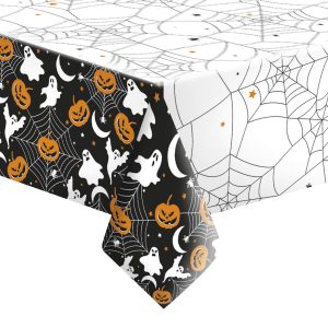 Halloween-pappersduk med skräckmönster 120x180 cm