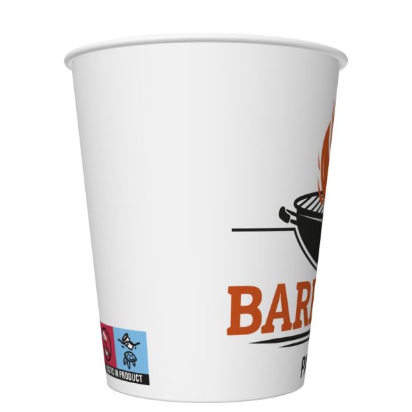 BBQ Party Barbecue pappersmuggar 8-pack 250 ml