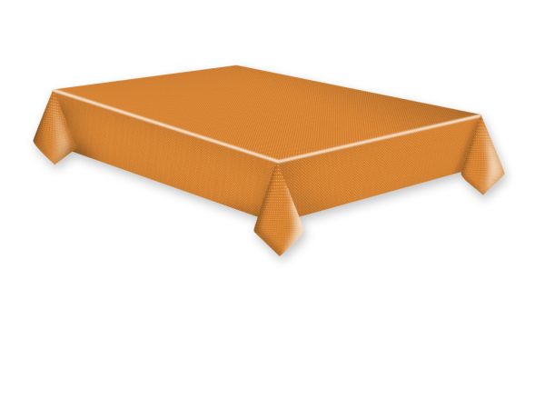Colour White Dots Orange pappersduk 120x180 cm