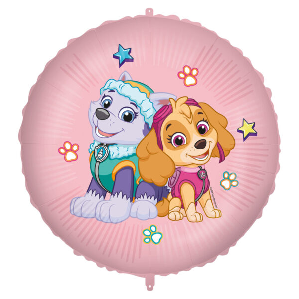Paw Patrol Skye och Everest folieballong 46 cm