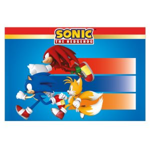 Sonic the Hedgehog plastduk 120x180 cm