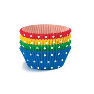 Colour Dots mini muffinsformar 40-pack