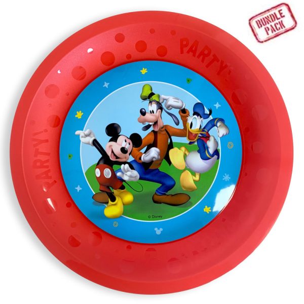 Disney Mickey Rock the House micro premium tallrikar 4-pack 21 cm
