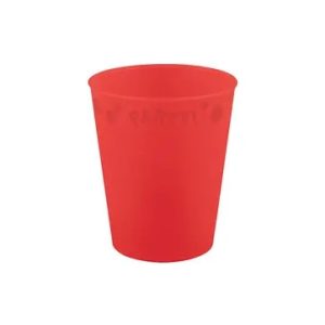 Party Bright Röd Micro Premium Plastmugg 250 ml