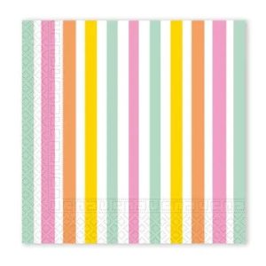 Colour Pastel Stripes servetter 20 st 33x33 cm FSC