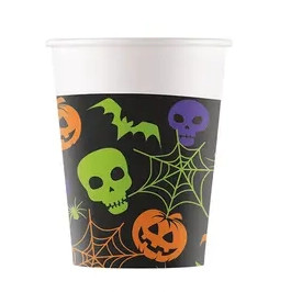Halloween pappersmuggar 8-pack 200 ml FSC