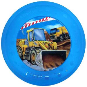 Construction Grabber micro premium plasttallrik set om 4 st 21 cm