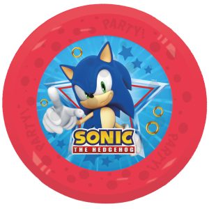 Sonic the Hedgehog Sega micro premium plasttallrik 4-pack 21 cm