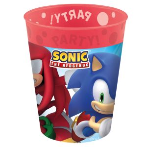 Sonic the Hedgehog Sega mikropremium plastmuggset 4-pack 250 ml