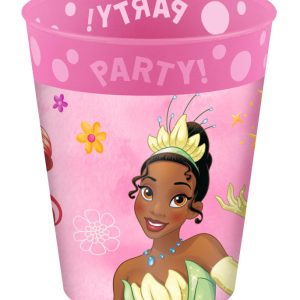 Disney Princess Live Your Story mikrovågssäkra plastmuggar, 4-pack 250 ml