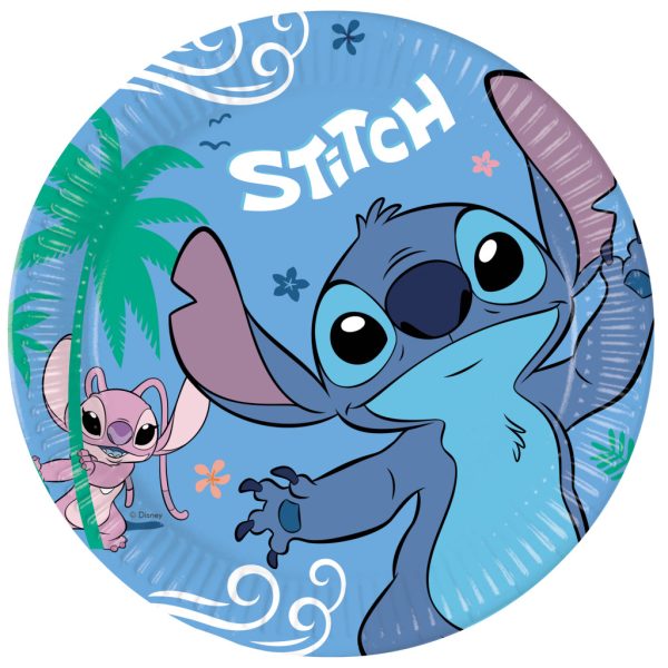 Disney Lilo and Stitch Angel papperstallrikar 8-pack 23 cm FSC