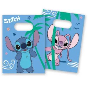 Disney Lilo and Stitch Angel papperspresentpåsar, set om 4
