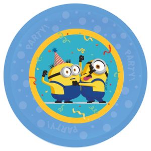 Minions The Rise of Gru micro premium plasttallrik set om 4, 21 cm