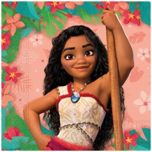 Disney Vaiana Servetter 33x33 cm – 20-pack Pappersservetter – Barnkalas & Party – Vaiana Motiv
