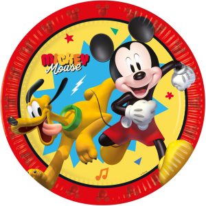 Disney Mickey Jump Into Fun pappersassietter 8 st 23 cm FSC