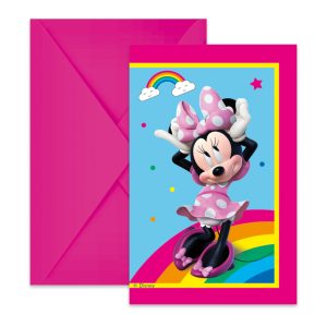 Disney Mimmi Pigg Makes Me Smile festinbjudningar 6 st FSC