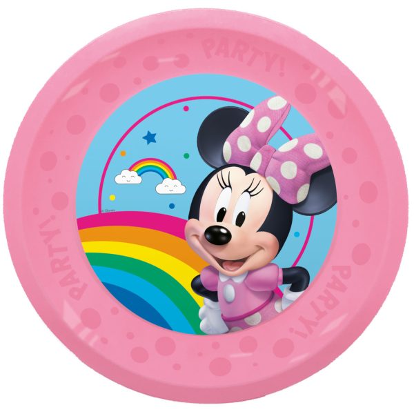 Disney Minnie Makes Me Smile micro premium middagsservis, 4 delar, 21 cm