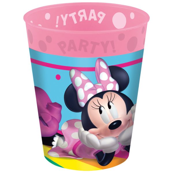 Disney Minnie Makes Me Smile mikrovågssäkert premiummuggset 4-pack 250 ml
