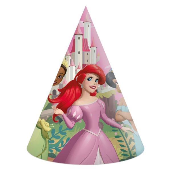 Disney Princess Create Your World partyhattar, 6-pack FSC