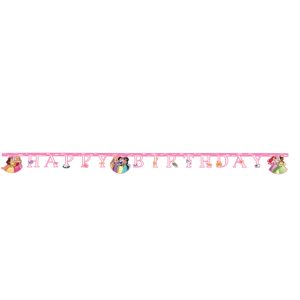 Disney Princess Skapa Din Värld Grattis På Födiselsedagen Banner FSC 2 m