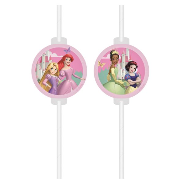 Disney Princess Create Your World papperssugrör, 4-pack FSC