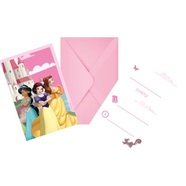 Disney Princess Create Your World inbjudningskort 6-pack FSC