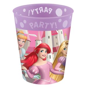 Disney Princess Create Your World Mikrovågssäkra plastmuggar 4-pack 250 ml