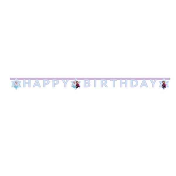Disney Frozen Idyllic Wonder Happy Birthday-banner FSC 2 m