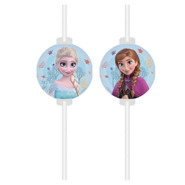 Disney Frozen Idyllic Wonder papperssugrör set om 4 FSC