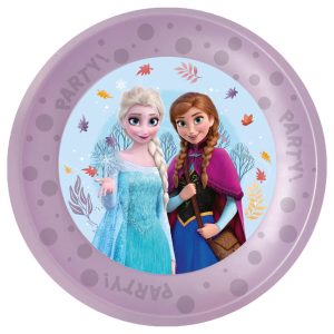Disney Frozen Idyllic Wonder mikropremium plasttallrik set om 4, 21 cm