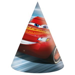 Disney Cars partyhatt, bicorn 6 st FSC