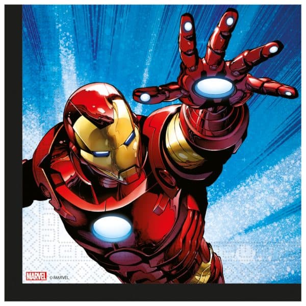 Avengers Evergreen Servetter 20 st 33x33 cm FSC