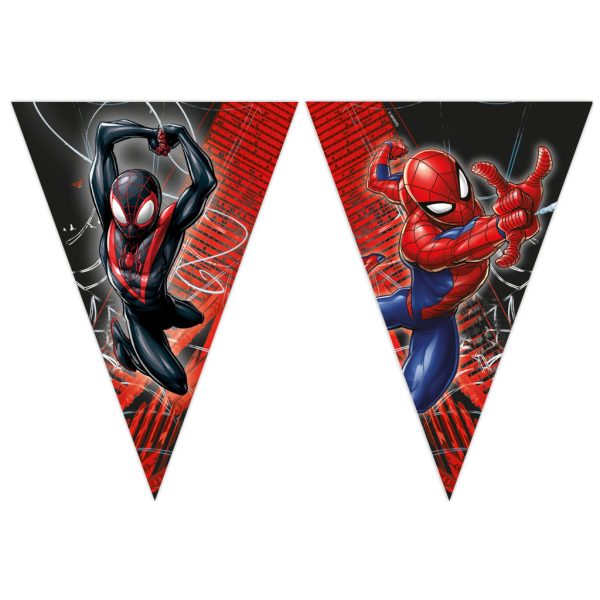 Spindelmannen World of Webs vimpelgirlang FSC 2,3 m